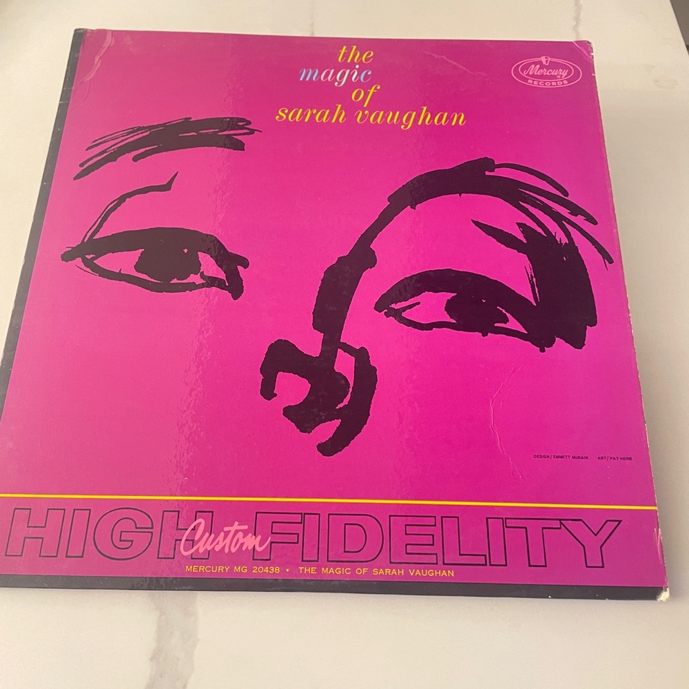 The Magic of Sarah Vaughan. 33 1/3 Album Used